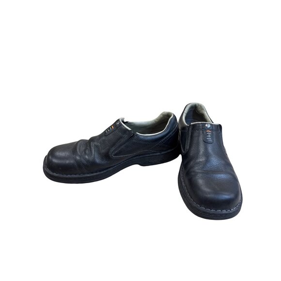 Merrell Mens Black Leather Slip-On Loafers Size 9 SKU8186 - Picture 2 of 11